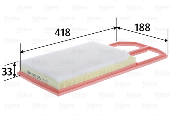 VALEO 585395 Filtro aria